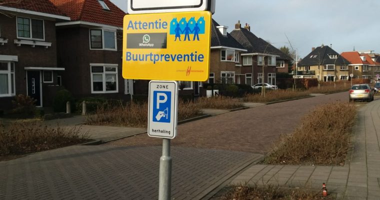 Buurtpreventie borden geplaatst